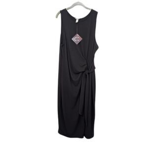 Ava & Viv Waist Tie Midi Dress Size 3X